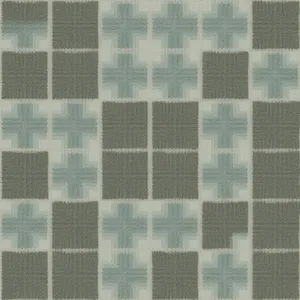 Geometric Retro Checkered Mosaic Wallpaper