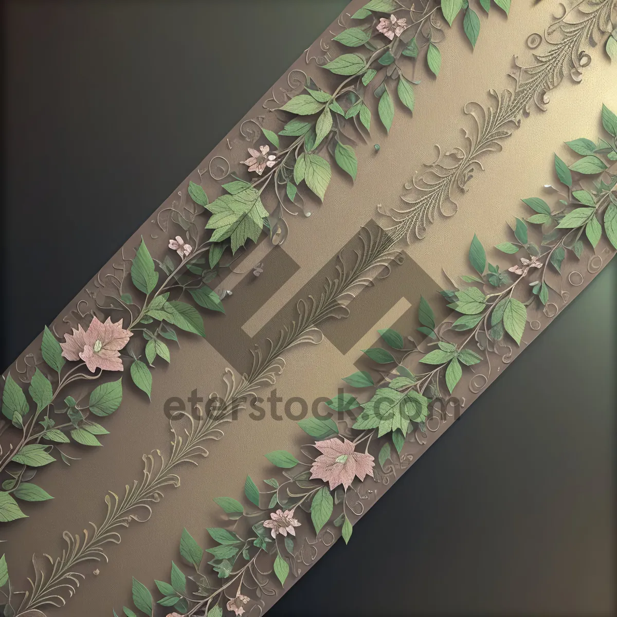 Picture of Elegant Arabesque Envelope Design Bookmark