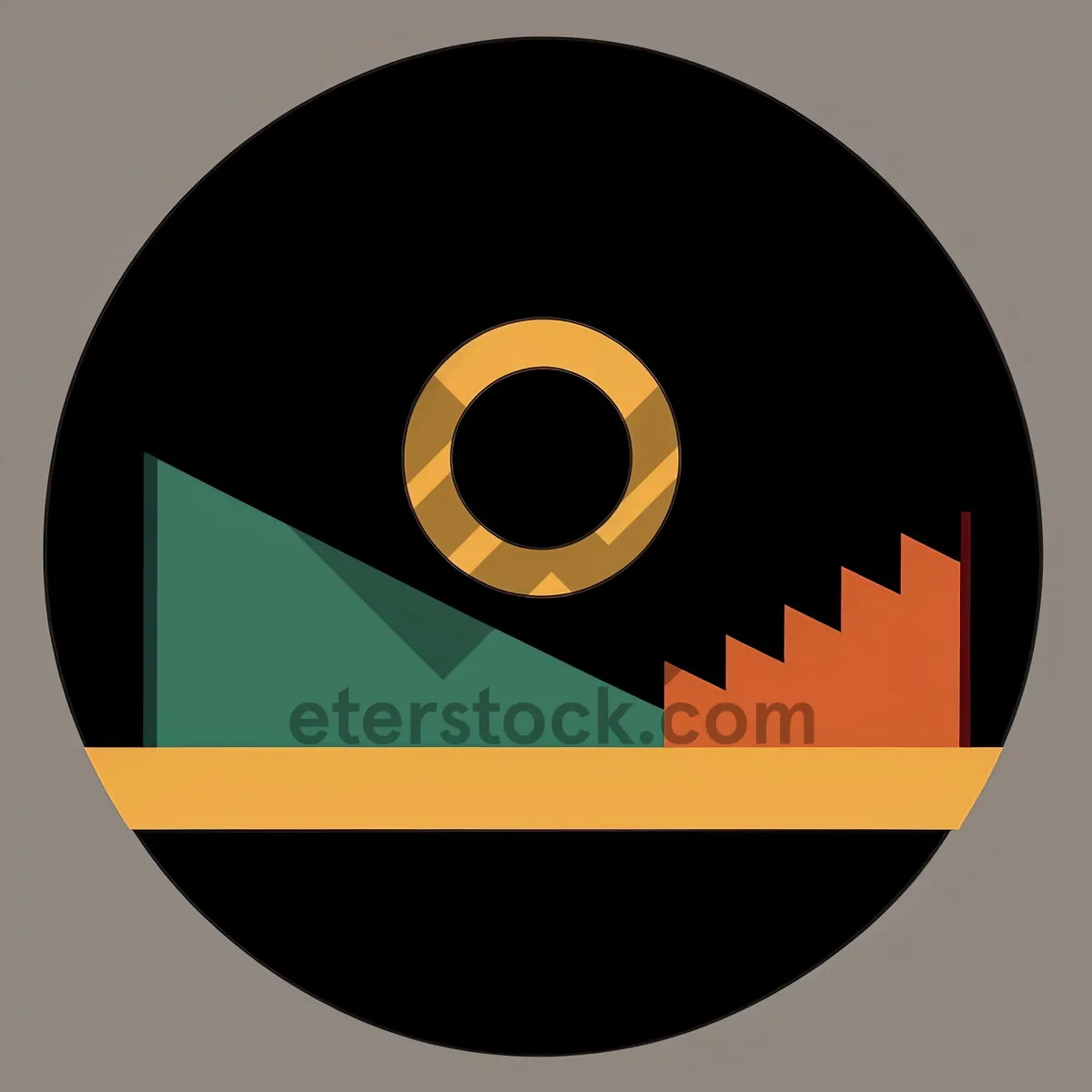 Picture of Shiny Black Music Disc Icon