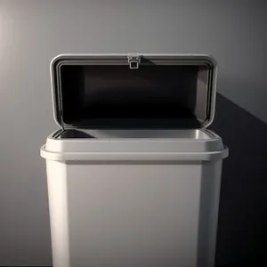 Modern 3D Square Button Sink Icon