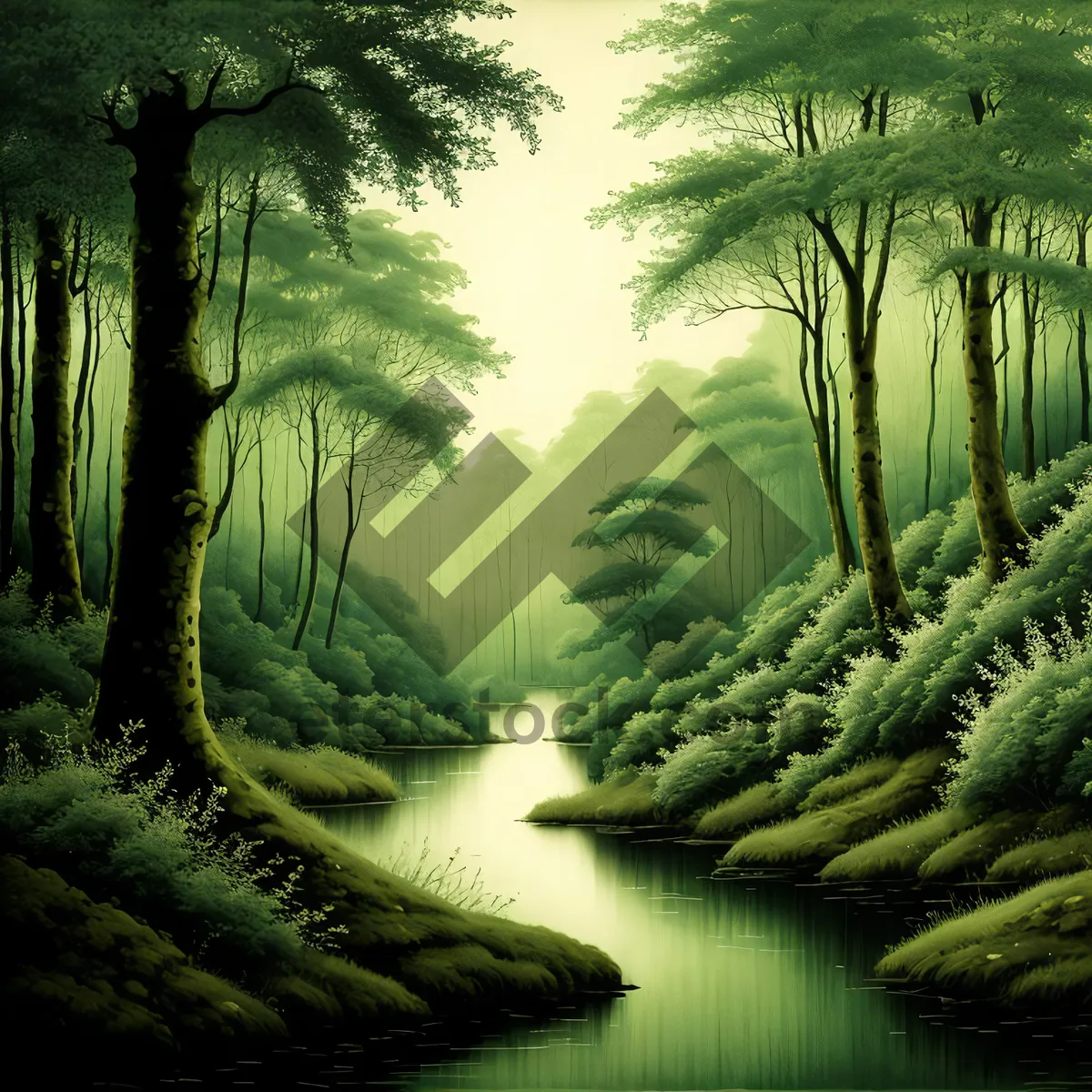 Picture of Idyllic Forest Serenity