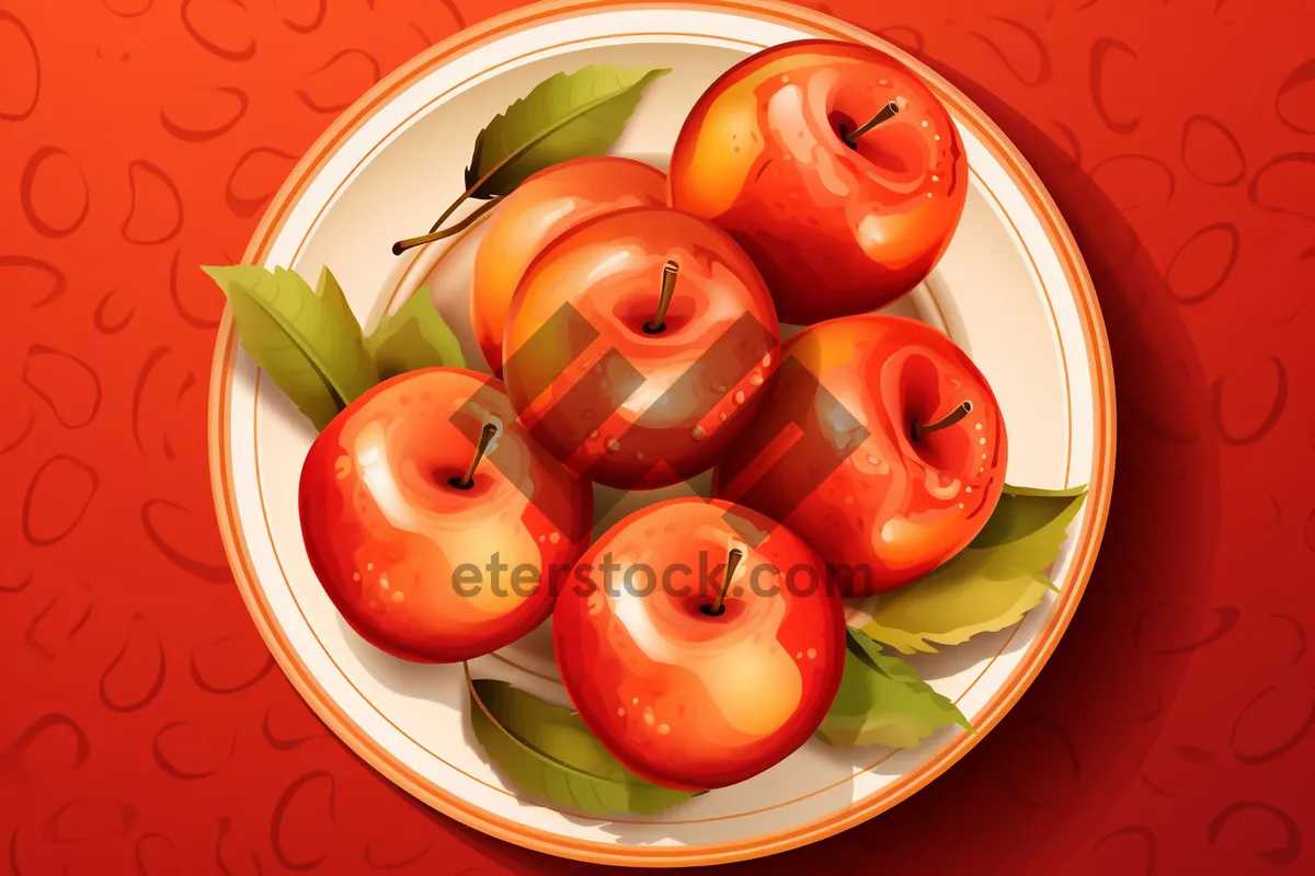 Picture of Fresh and Delicious Apple Snack for Healthy Eating