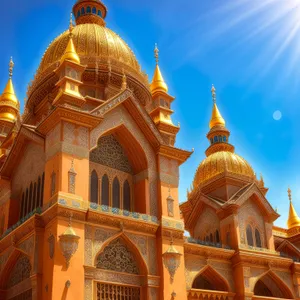 Golden Orthodox Cathedral - Iconic City Landmark