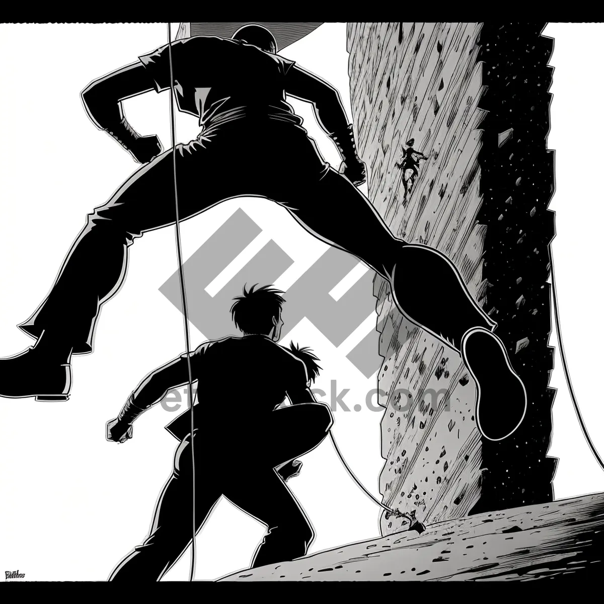 Picture of Thrilling Skateboard Jump with Silhouette