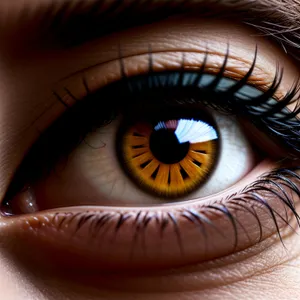 Captivating Closeup of Mesmerizing Eye Makeup