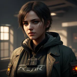 Confident Smiling Businesswoman in Professional Office