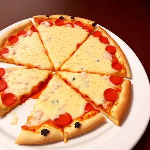 Gourmet Pizza with Fresh Mozzarella and Pepperoni