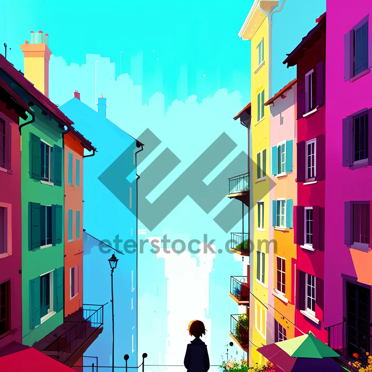Picture of Urban Architectural Charm with Vintage Facades