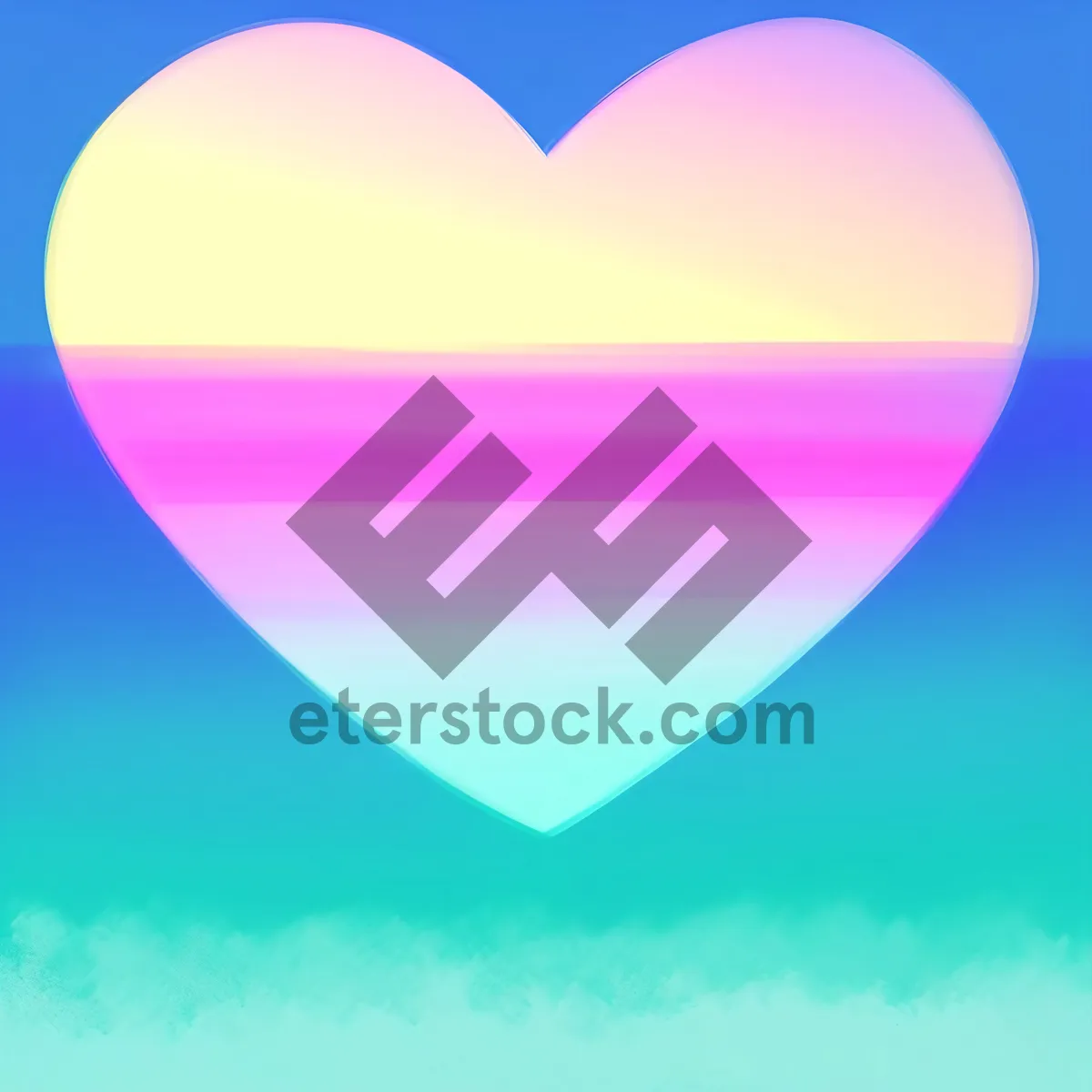 Picture of Romantic Heart Icon – Valentine's Day Graphic Design