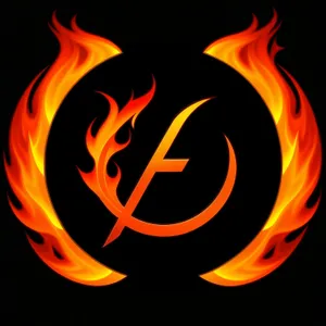 Blazing Fire Icon - Fiery Heat in Bold Design.