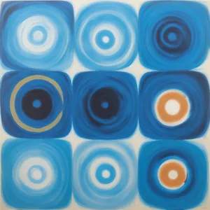 Glossy Round Web Graphic Button Set