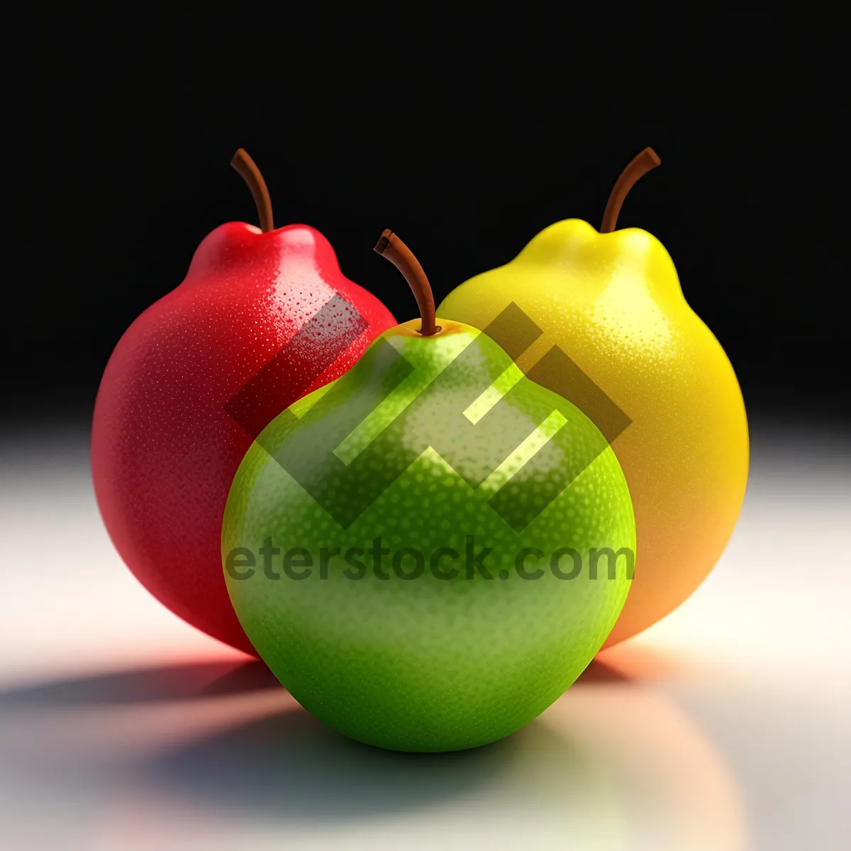Picture of Fresh and Juicy Apple: Ripe, Healthy, and Delicious!