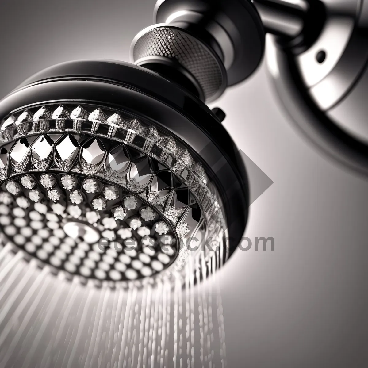 Picture of High-Tech Metal Shower Equipment with Sound