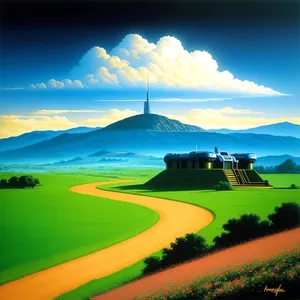 Serenity of a Rural Landscape