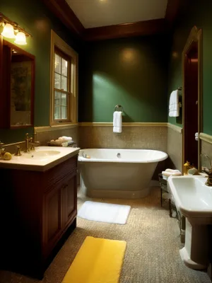 Modern Luxury Bathroom with Stylish Interior Design