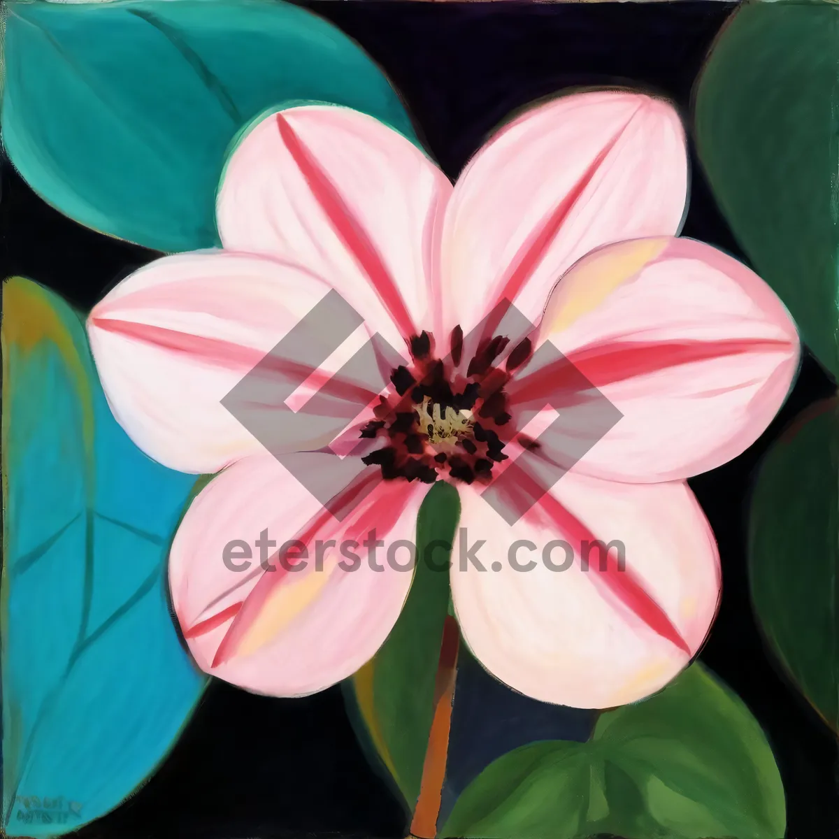 Picture of Pink Magnolia Blossom - Beautiful Spring Floral