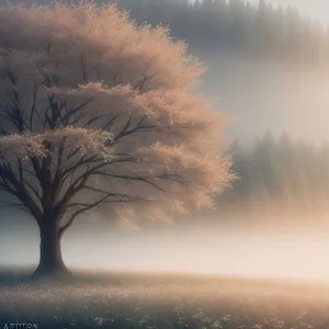 Golden Sunset Over the Serene Countryside