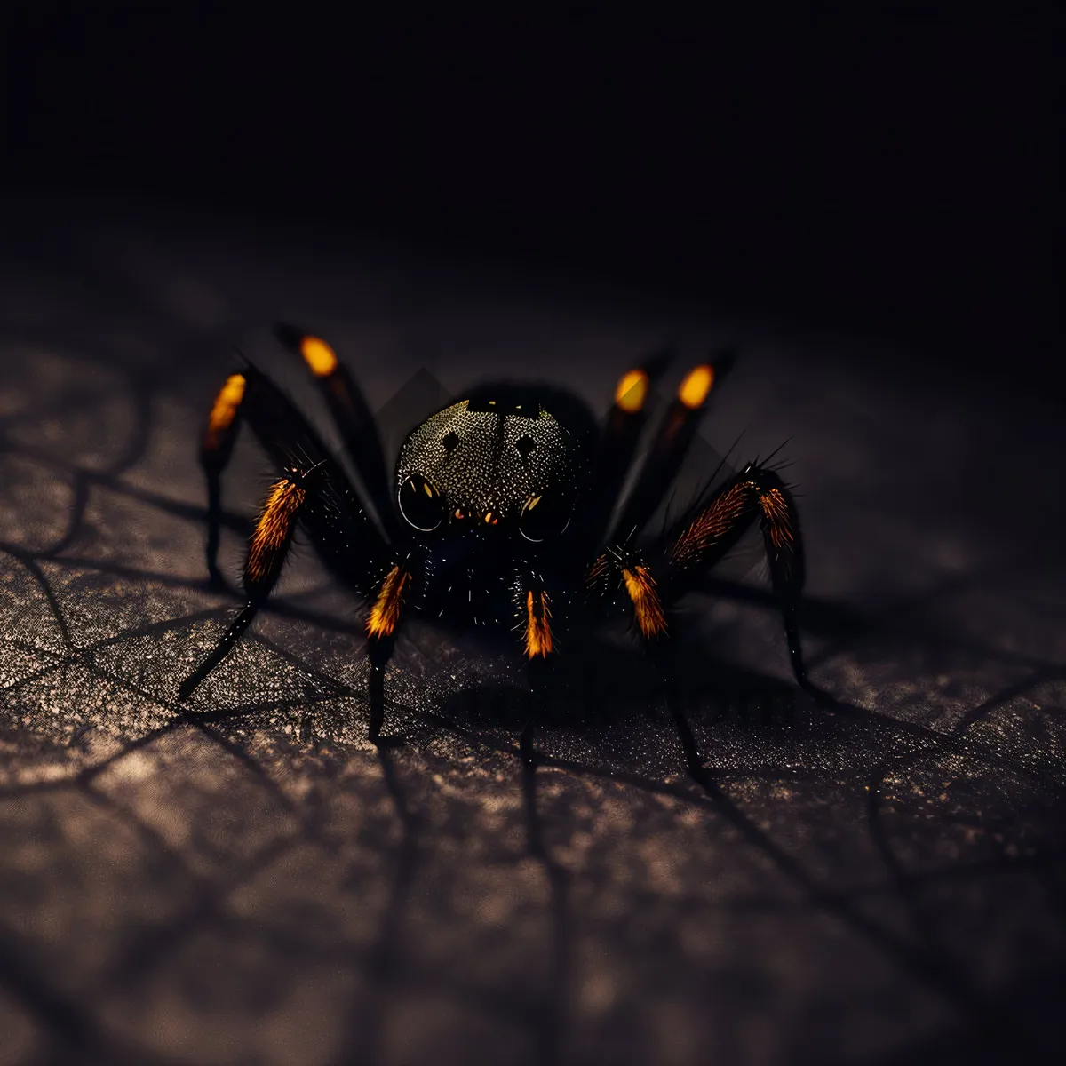 Picture of Barn Spider - Up Close and Beautiful