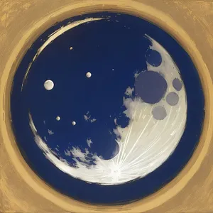Starry Earth Globe on Tableware