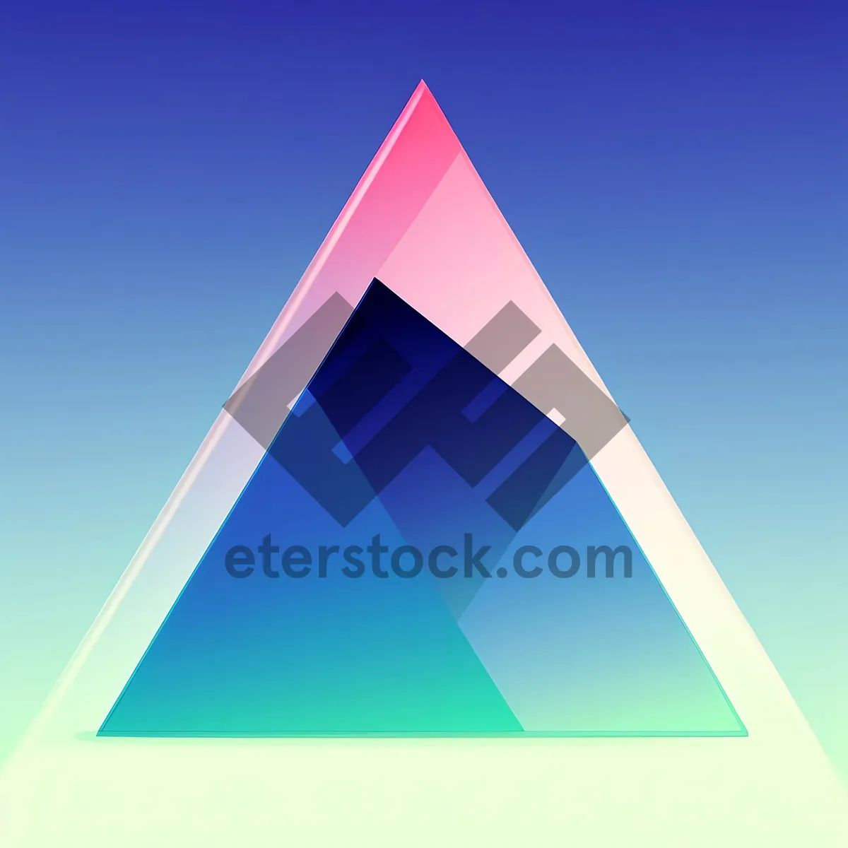 Picture of Abstract Pyramid Graphic Design Icon