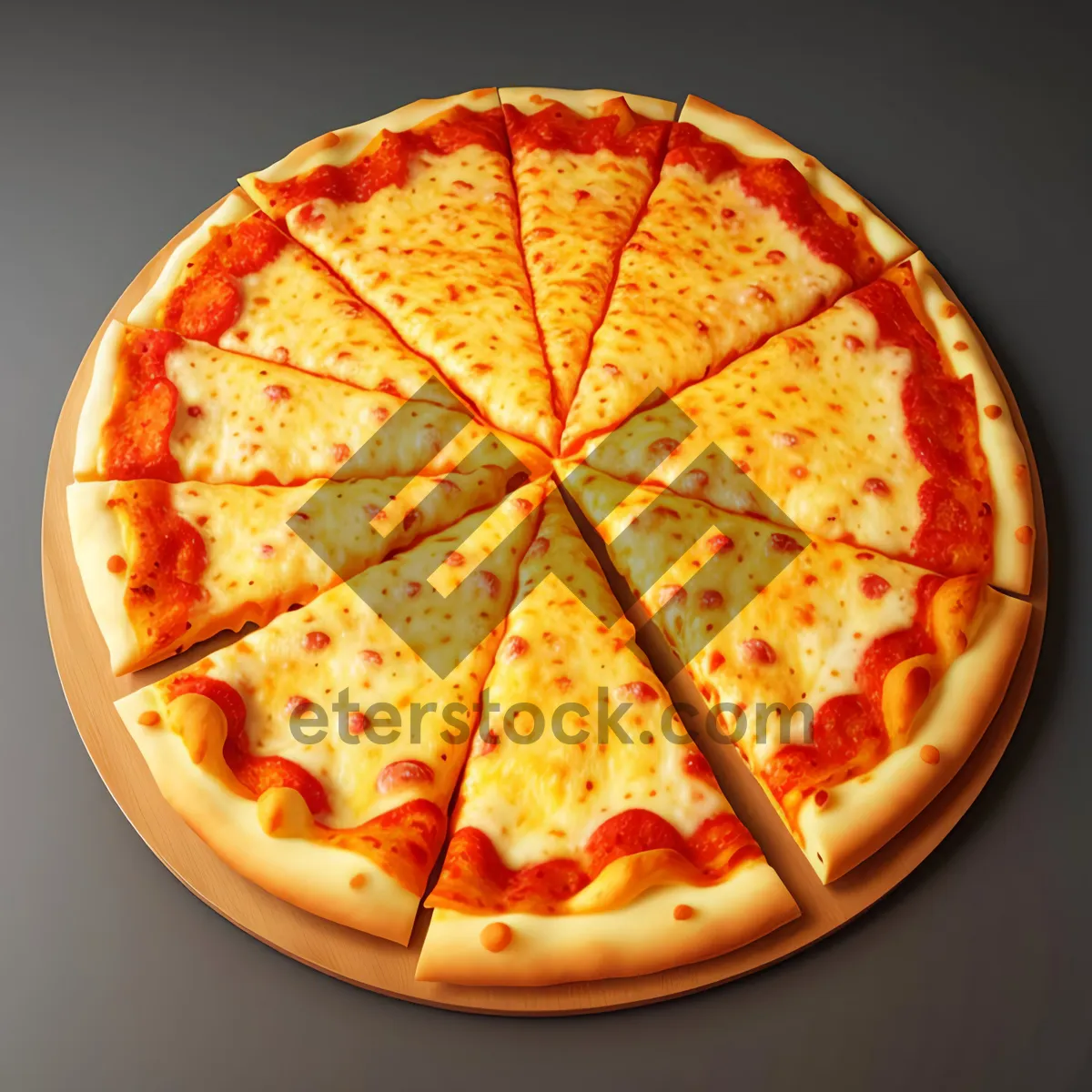 Picture of Delicious Pepperoni Pizza on Thin Crust