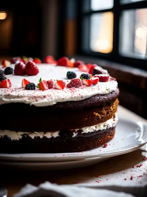 Delicious Fruit Trifle with Creamy Chocolate