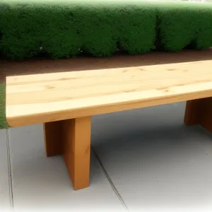 Wooden Footstool with Tabletop - Stylish Furniture Design
