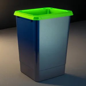 3D Ashcan Box Container for Paper Packaging