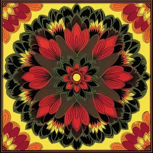 Vintage Floral Decorative Pattern Wallpaper
