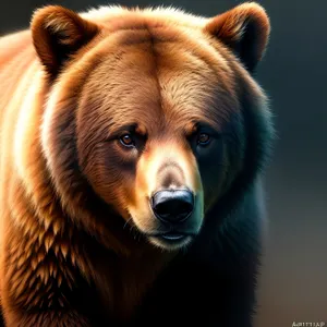 Adorable Brown Bear: Majestic Mammal in Wildlife