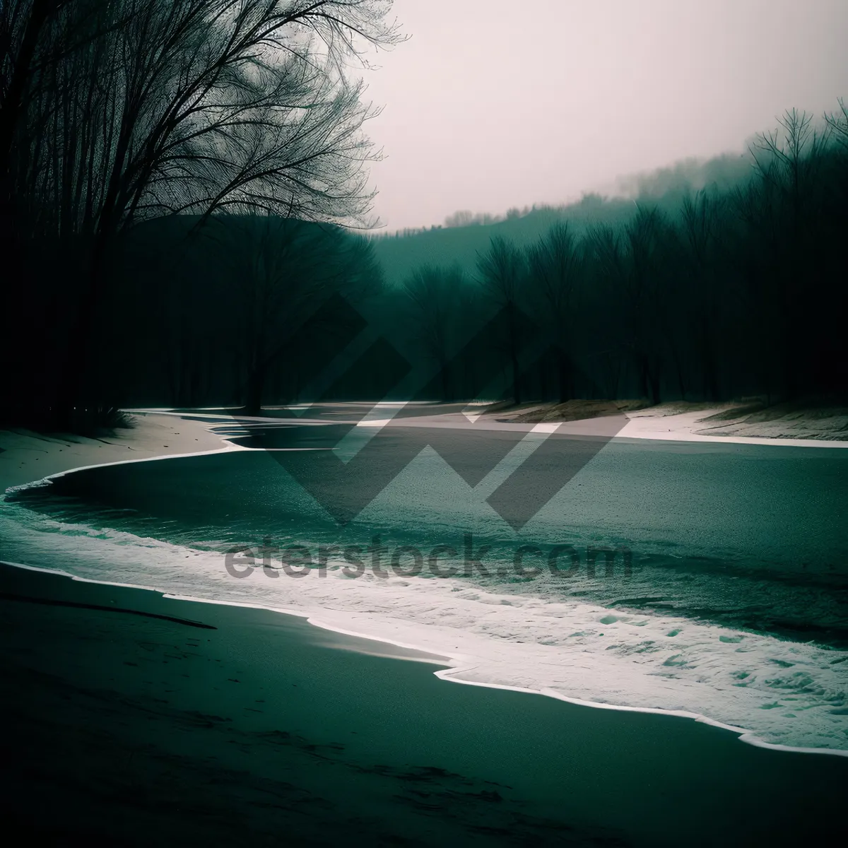 Picture of Sandy Beach Serenity with Azure Waters