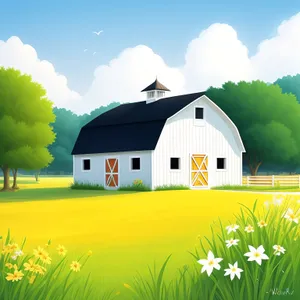 Sunny Serenity on an Idyllic Countryside Farm