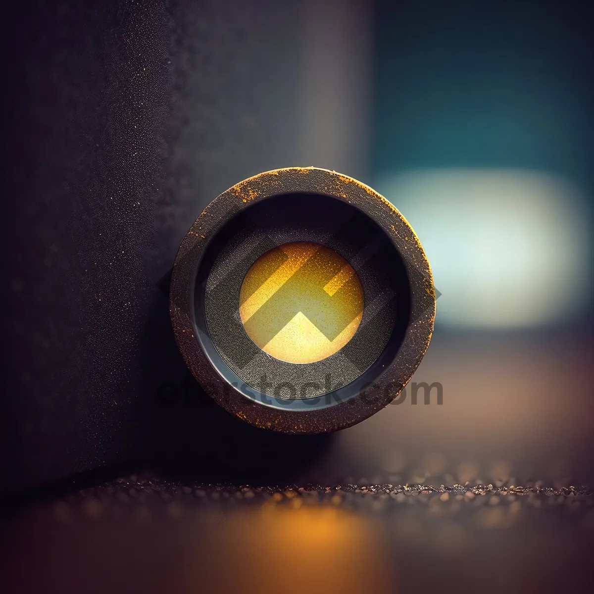 Picture of Shiny Circle Light Bulb Icon