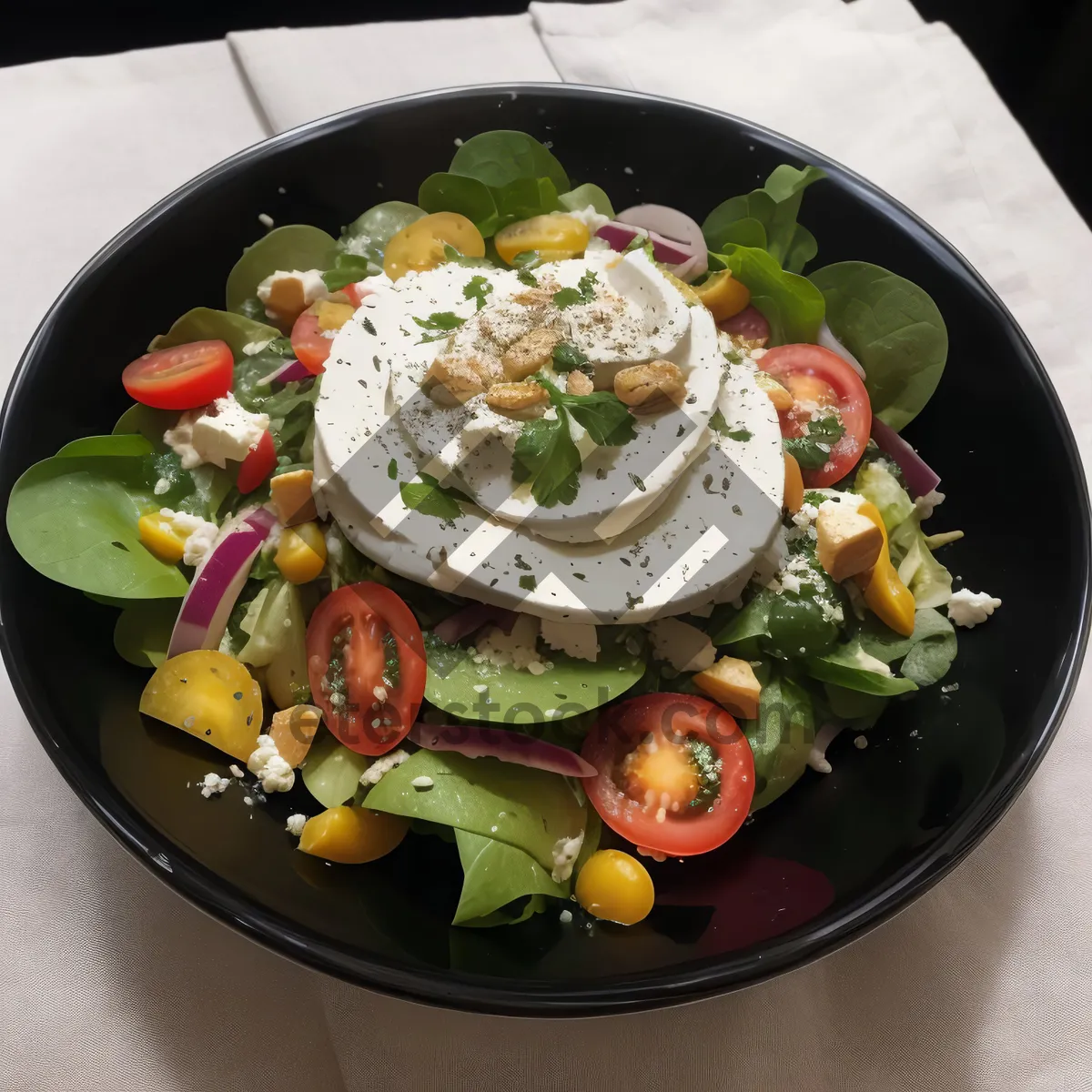 Picture of Gourmet Grilled Beef Salad with Fresh Vegetables