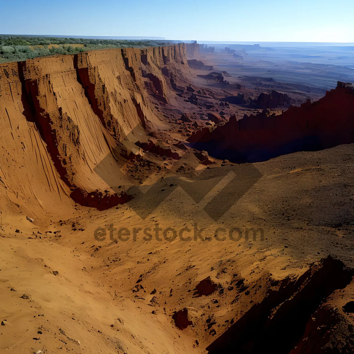 Picture of Spectacular Desert Canyon Amidst Majestic Mountains