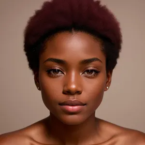 Beautiful Afro-Brutnette with Mesmerizing Eyes