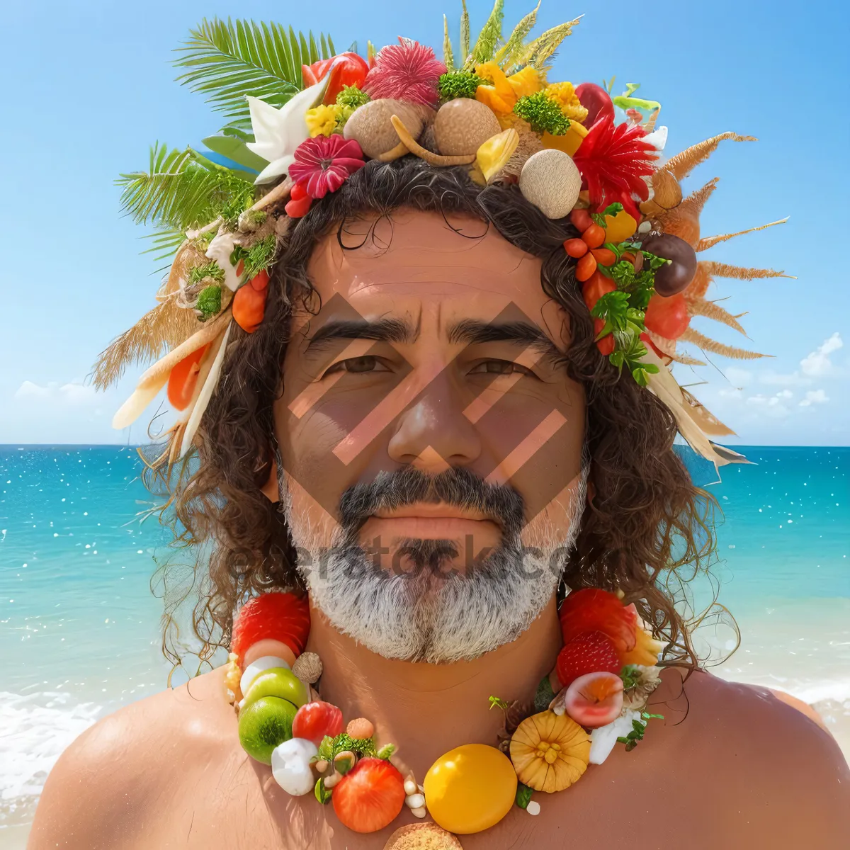 Picture of Gorgeous Happy Beach Day - Attractive Person in Swimsuit
