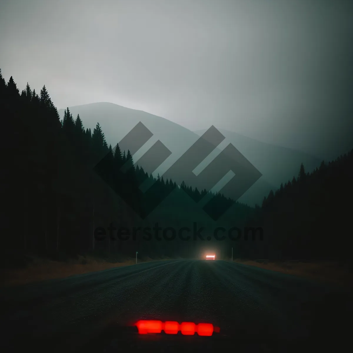 Picture of Speeding through scenic mountain expressway