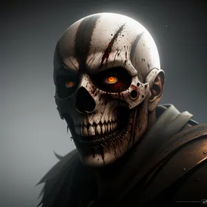 Skull-faced Man in Sinister Attire