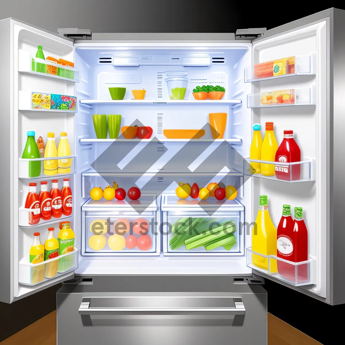 Picture of Efficient Home Refrigeration System: White Goods Appliance