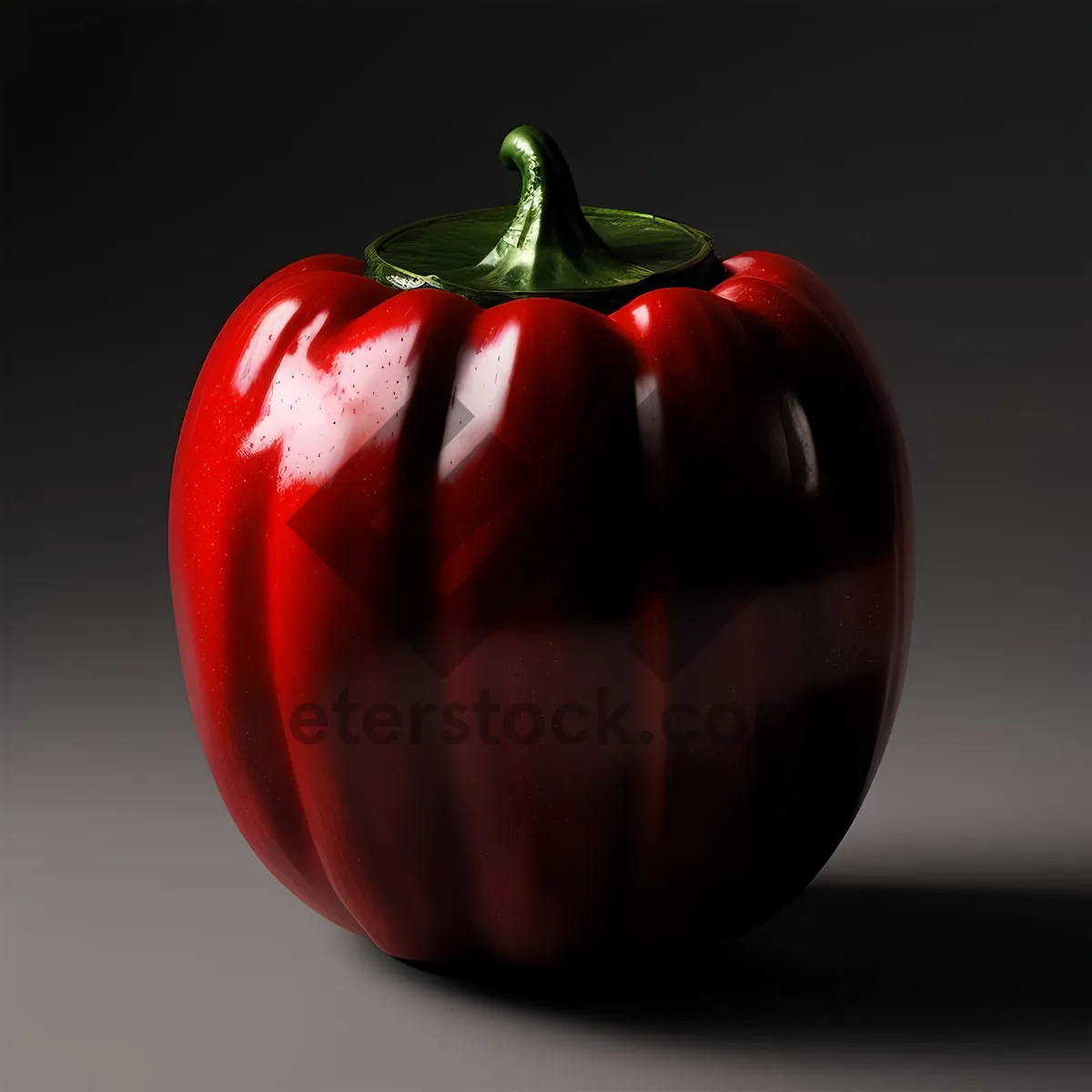 Picture of Fresh Sweet Bell Pepper Salad with Tomatoes and Apple