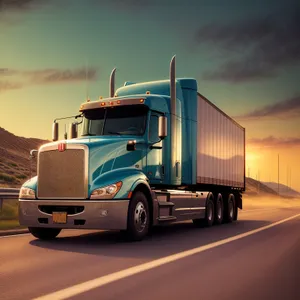 Freight Transport on Interstate Highway