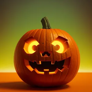 Spooky Halloween Pumpkin Lantern