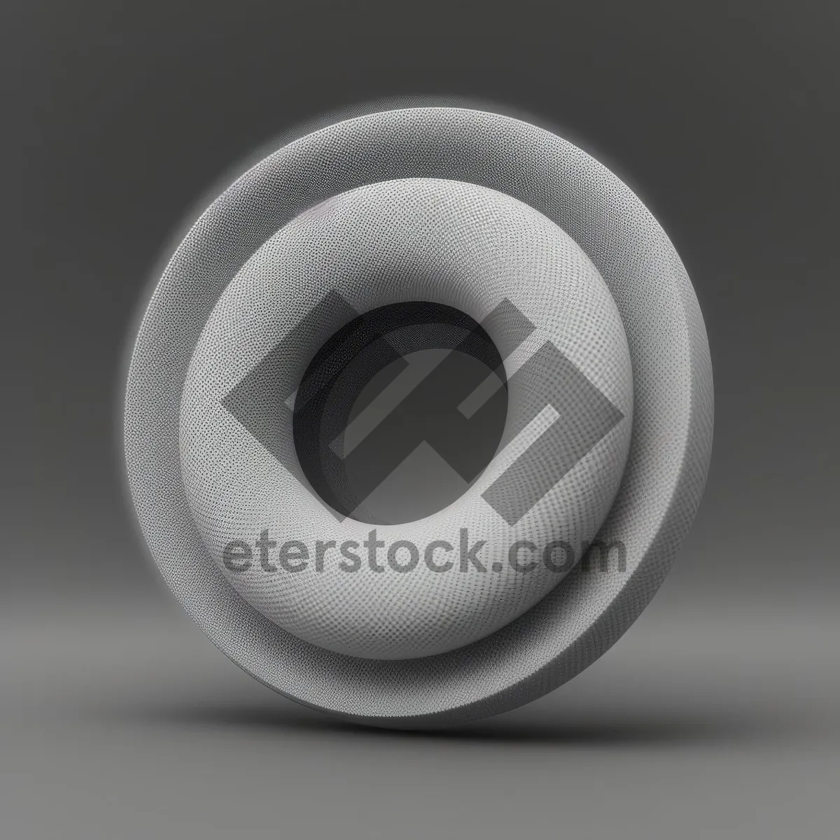 Picture of Fastened Seal: 3D Black Circle Restraint Icon