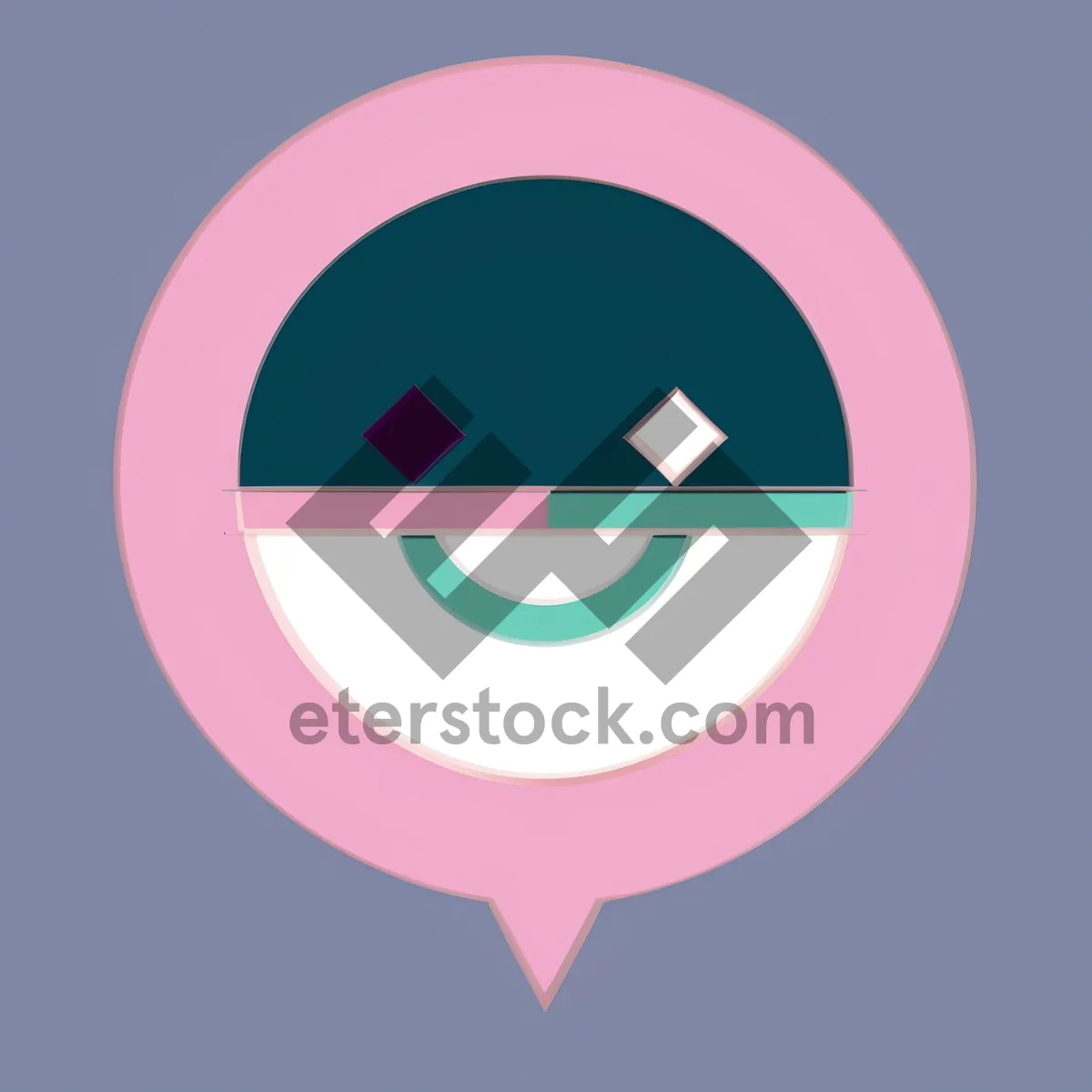 Picture of Round Glossy Business Web Button Icon