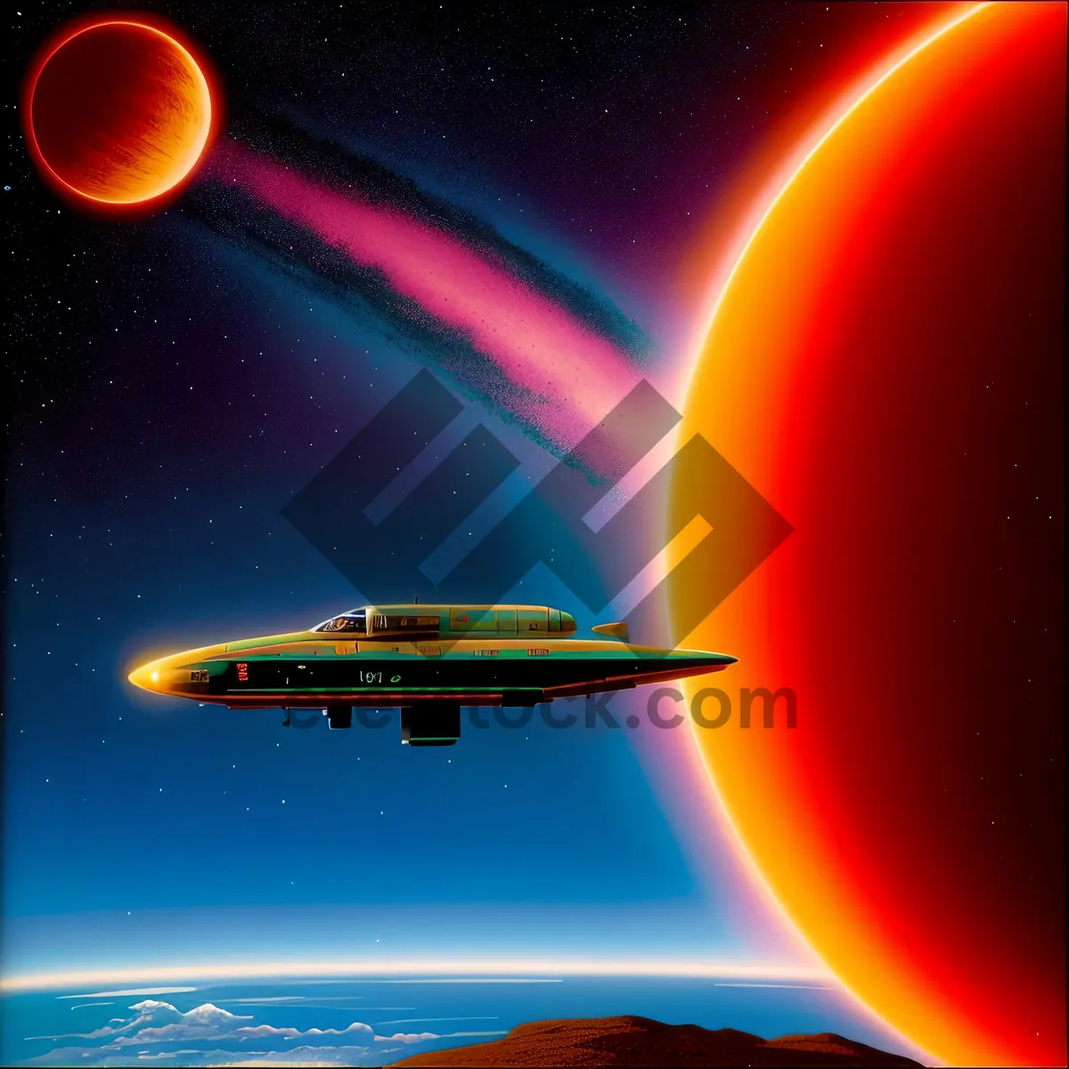 Picture of Stellar Space Wing: Artful Universe Fantasia
