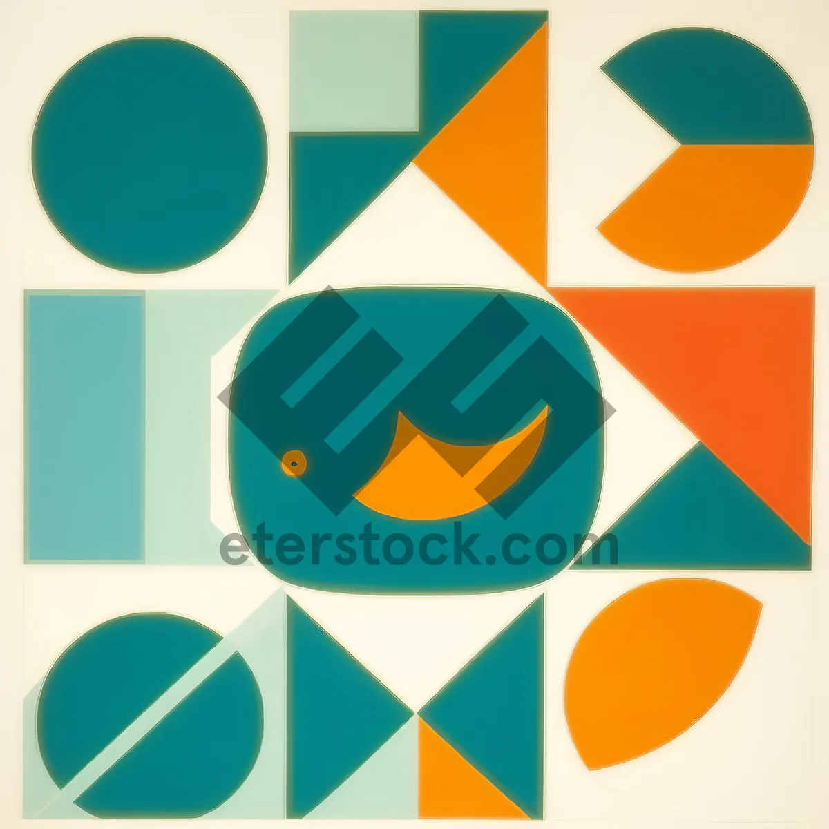 Picture of Graphic Icon Set - Sleek Paper Elements in Various Shapes