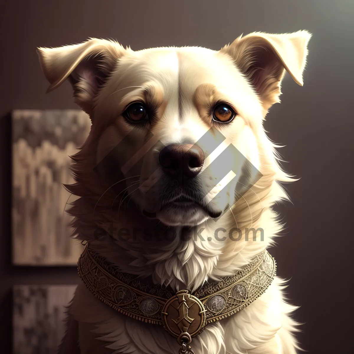 Picture of Adorable Terrier Puppy with Expressive Eyes