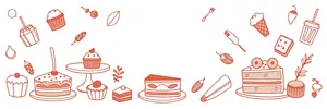 Graphic symbol design element set for love cards
