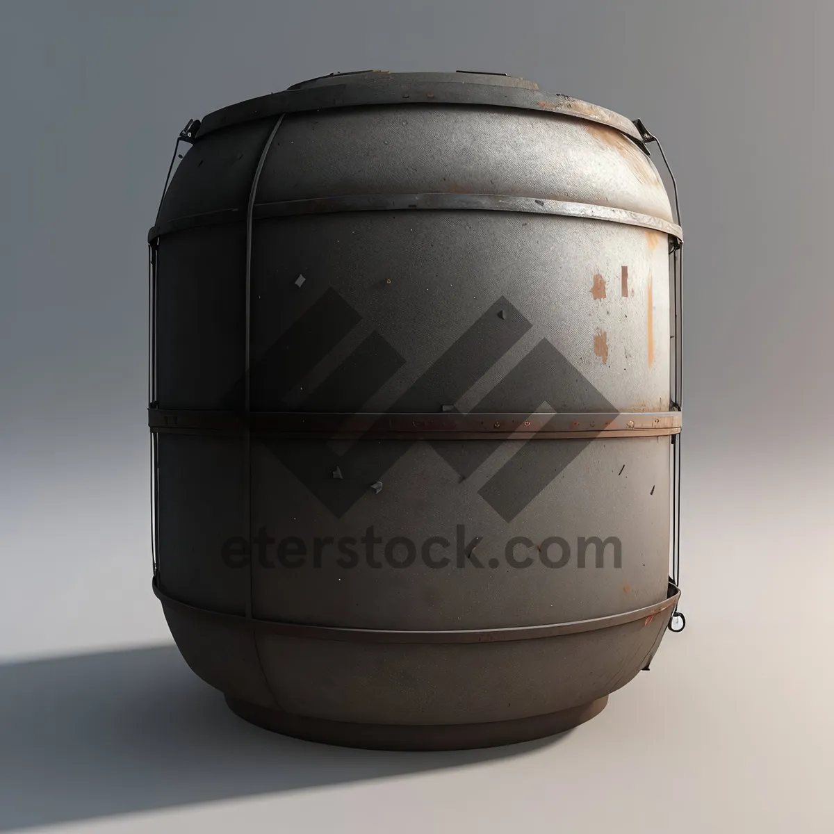 Picture of Metal Barrel Container Vessel